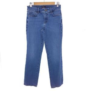NYDJ Marilyn Straight Lift X Tuck Technology Womens Size 8 Blue Jeans